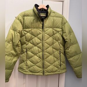 Eddie Bauer Women's Green Puffer Jacket